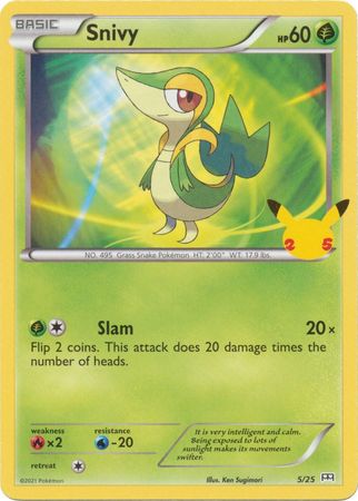 Snivy 5/25 25 Aniversario