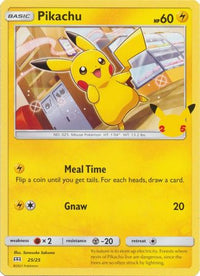 Pikachu 25/25 25 Aniversario-Kantocards