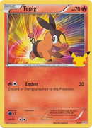 Tepig 13/25 25 Aniversario-Kantocards