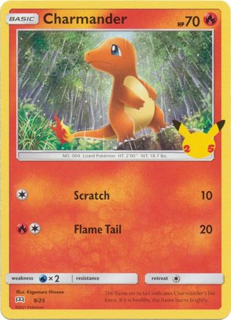 Charmander 9/25 25 Aniversario