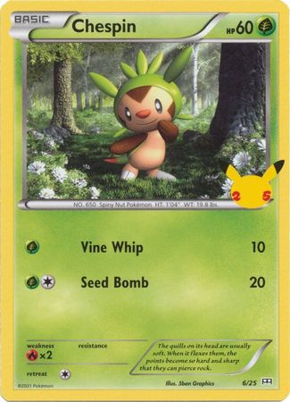 Chespin 6/25 25 Aniversario