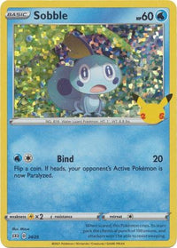 Sobble 24/25 25 Aniversario Holo-Kantocards