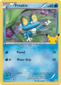 Froakie 22/25 25 Aniversario-Kantocards