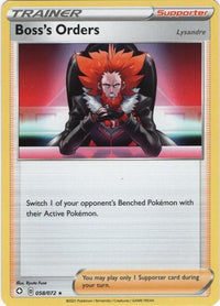 Boss's Orders - Rare 058/072-Kantocards