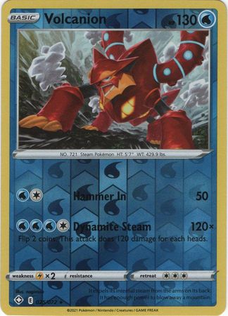Volcanion 025/072 - Reverse Holo