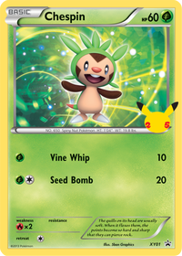 Carta Jumbo Chespin XY01-Kantocards