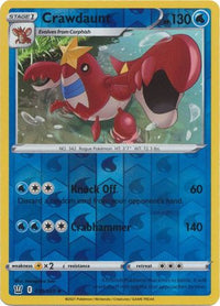 Crawdaunt 039/163 Reverse Holo-Kantocards