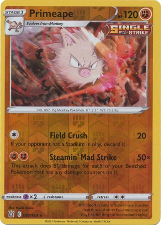 Primeape 067/163 Reverse Holo