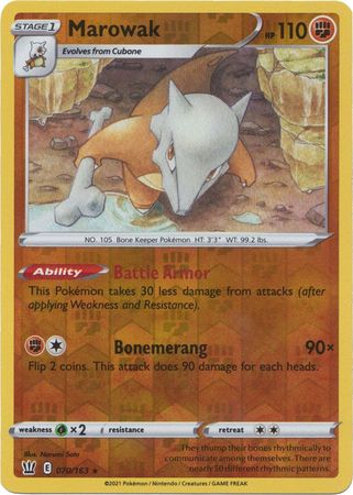 Marowak 070/163 Reverse Holo