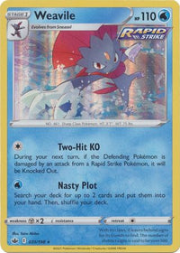 Weavile 031/198 - Holo-Kantocards