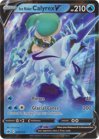 Ice Rider Calyrex V 045/198