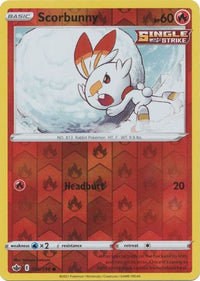 Scorbunny 026/198 Reverse Holo-Kantocards