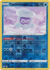 Castform Snowy Form 034/198 Reverse Holo-Kantocards