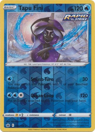 Tapu Fini 040/198 Reverse Holo