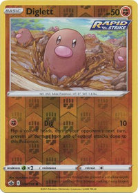 Diglett 076/198 Reverse Holo-Kantocards