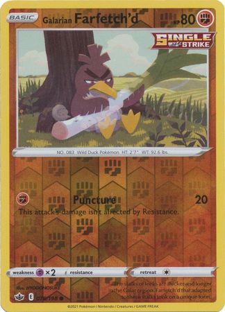 Galarian Farfetch'd 078/198 Reverse Holo