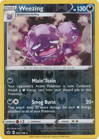 Weezing 095/198 Reverse Holo-Kantocards
