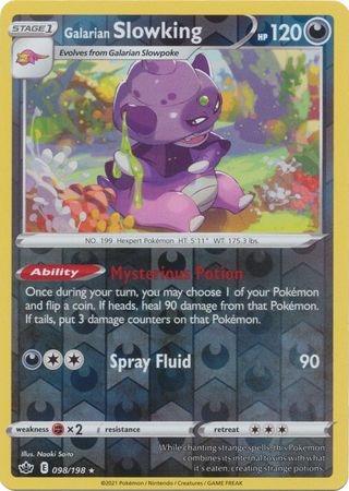 Galarian Slowking 098/198 Reverse Holo