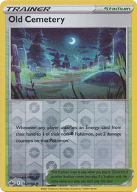Old Cemetery 147/198 Reverse Holo-Kantocards