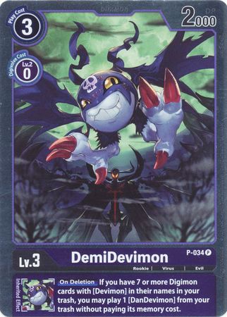 DemiDevimon P-034 Holo
