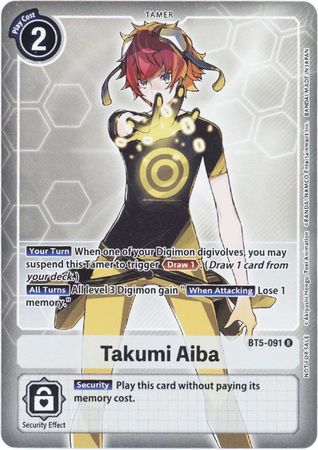 Takumi Aiba BT5-091 Box Topper