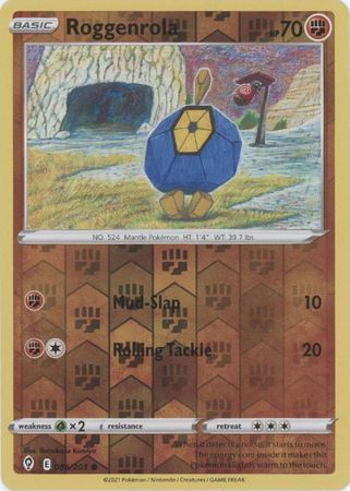 Roggenrola 086/203 Reverse Holo