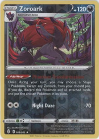Zoroark 103/203 Reverse Holo-Kantocards