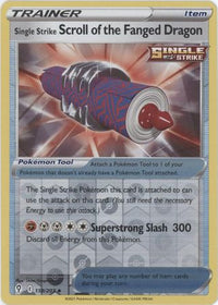 Single Strike Scroll of the Fanged Dragon 158/203 Reverse Holo-Kantocards