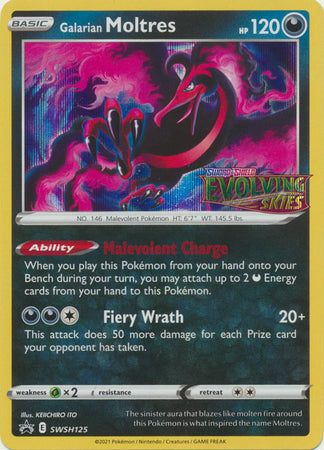 Galarian Moltres SWSH125 (Sellado)
