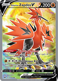 Galarian Zapdos V 173/198-Kantocards
