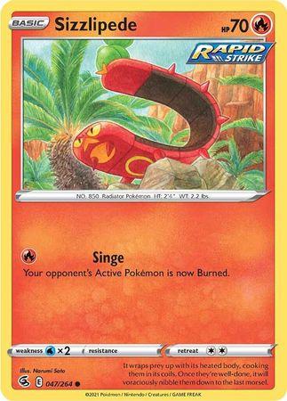Sizzlipede 047/264 - Reverse Holo