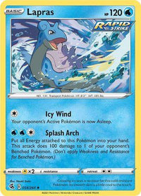 Lapras 054/264 - Reverse Holo-Kantocards