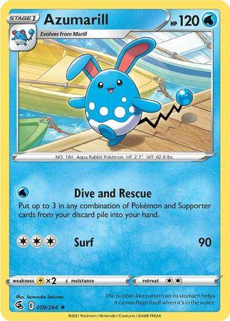 Azumarill 059/264 - Reverse Holo