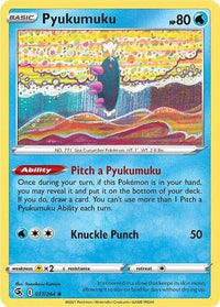 Pyukumuku 077/264 - Reverse Holo-Kantocards