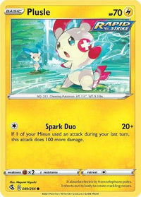 Plusle 089/264 - Reverse Holo-Kantocards