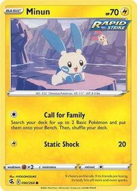 Minun 090/264 - Reverse Holo-Kantocards