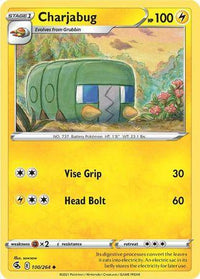 Charjabug 100/264 - Reverse Holo-Kantocards