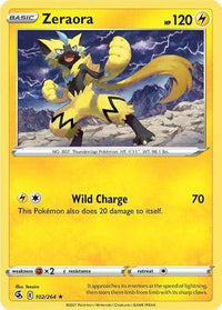 Zeraora 102/264 - Reverse Holo-Kantocards