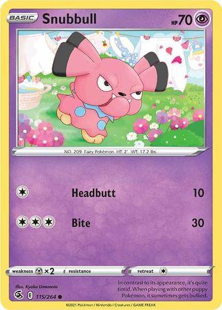Snubbull 115/264 - Reverse Holo