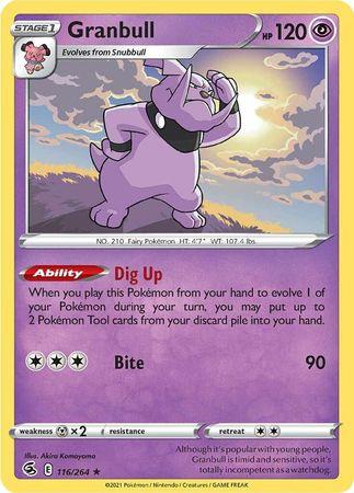 Granbull 116/264 - Reverse Holo