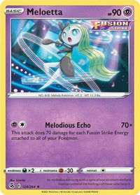 Meloetta 124/264 - Reverse Holo-Kantocards
