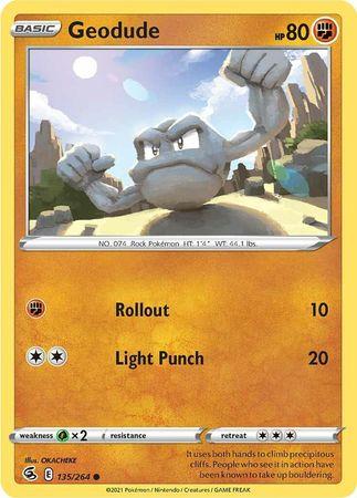 Geodude 135/264 - Reverse Holo