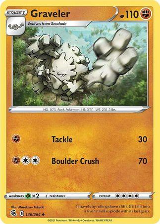 Graveler 136/264 - Reverse Holo