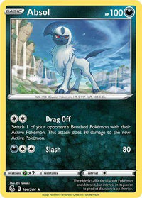 Absol 164/264 - Reverse Holo-Kantocards
