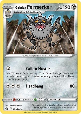 Galarian Perrserker 181/264