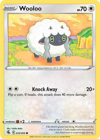 Wooloo 222/264 Holo Promo