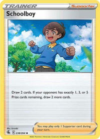 Schoolboy 238/264 - Reverse Holo-Kantocards