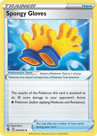 Spongy Gloves 243/264 - Reverse Holo-Kantocards