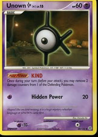 Unown K 68/132-Kantocards