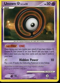 Unown O 70/132-Kantocards